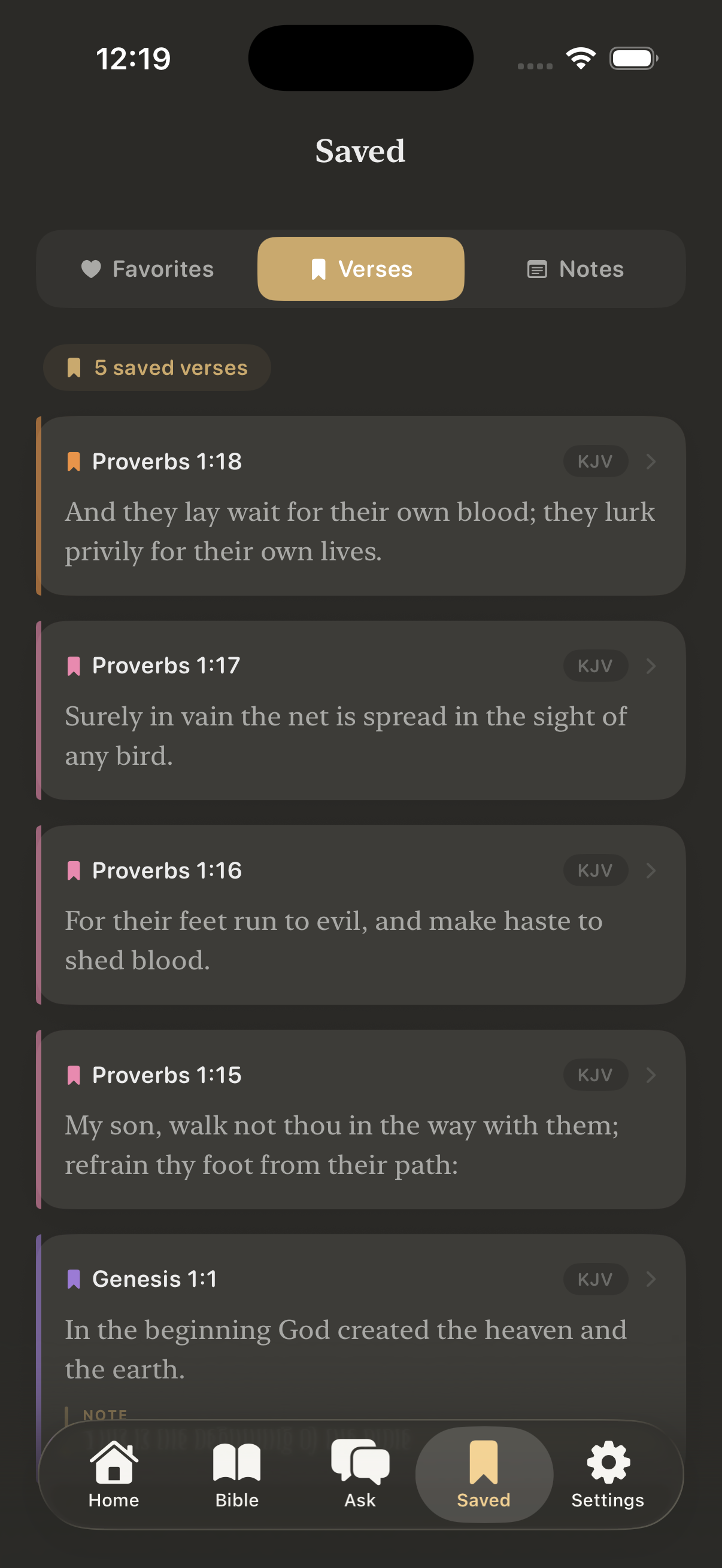 Bible Plus Saved Verses